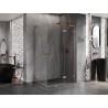Mexen Lunar L Дуо кабина за душ с дясно отваряне 115 x 110 см, прозрачно, четкана
