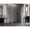 Mexen Lunar L Душ кабина Duo с отваряща се врата, дясна 75 x 70 см, прозрачна,
