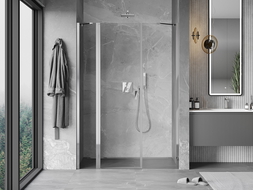Mexen Mist врати за душ кабина 140 см, прозрачни, хром - 8A4-140-001-01-00