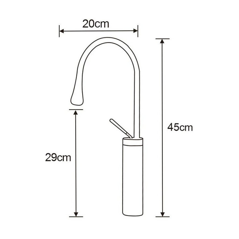 Mexen Dorado мивка батерия, черна - 747310-70