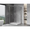 Mexen Mist-B Дуо кабина за душ с панти 95 x 90 см, прозрачна, хром - 8A2-095-090-01-00