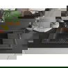 Mexen Elias гранитна мивка с 1 отделение и отцедник 795 x 480 mm, черен с пръски, черен сифон - 6511791005-76-B