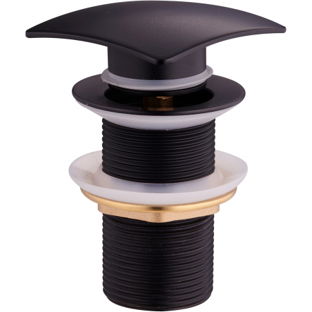 Mexen квадратен клик-клак стопер, черен - 79916-70