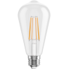 Mexen Vintis LED филамент крушка E27, ST64, 8W, Топла - 2200K, 1055 lm, прозрачна - L152-E27-0822-00