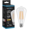 Mexen Vintis LED филамент крушка E27, ST64, 10W, Топло - 2200K, 1320 lm, прозрачна