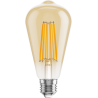 Mexen Vintis LED филтърна крушка E27, ST64, 10W, Топла - 2200K, 910 lm, кехлибар - L152-E27-1022-50