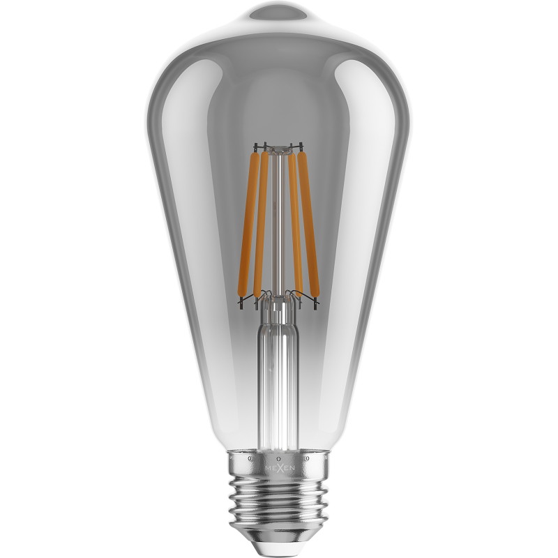 Mexen Vintis LED E27 филамент крушка, ST64, 4W, Топла - 2700K, 300 lm, опушена - L152-E27-0427-70
