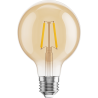 Mexen Vintis LED филамент крушка E27, G80, 2W, Топла - 2200K, 180 lm, кехлибар - L155-E27-0222-50