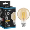 Mexen Vintis LED филаментна крушка E27, G80, 8W, Топла - 2200K, 750 lm, кехлибар - L155-E27-0822-50