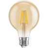 Mexen Vintis LED крушка с нажежаема жичка E27, G80, 4W, Топла - 2700K, 400 lm, кехлибарена