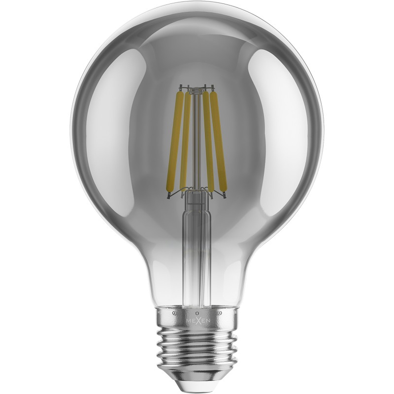 Mexen Vintis LED нажежаема жичка E27, G80, 4W, Топла - 2200K, 280 lm, пушек - L155-E27-0422-70