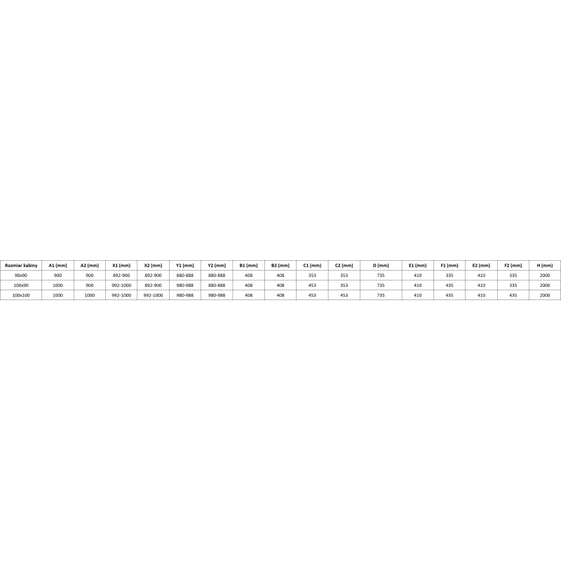 Mexen Lunar L ъглова душ кабина с панти, лява 100 х 90 см, прозрачна, злато матово - 833L-100L-090P-55-00