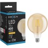 Mexen Vintis LED филаментна крушка E27, G125, 4W, Топла - 2200K, 400 lm, кехлибар