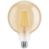 Mexen Vintis LED филамент крушка E27, G125, 8W, Топла - 2200K, 750 lm, кехлибар - L158-E27-0822-50
