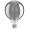 Mexen Vintis LED филамент крушка E27, G125, 6W, Топла - 2700K, 510 lm, димно стъкло
