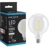 Mexen Vintis LED филаментна крушка E27, G125, 8W, Неутрална - 4000K, 1055 lm, прозрачна