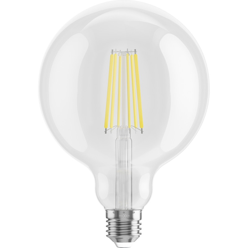 Mexen Vintis LED крушка с нажежаема жичка E27, G125, 10W, Неутрална - 4000K, 1320 lm,