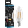 Mexen Vintis Филаментна LED крушка E14, C35, 4W, Топла - 2700K, 470 lm, прозрачна
