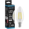 Mexen Vintis LED крушка с нажежаема жичка E14, C35, 4W, неутрална - 4000K, 470 lm,