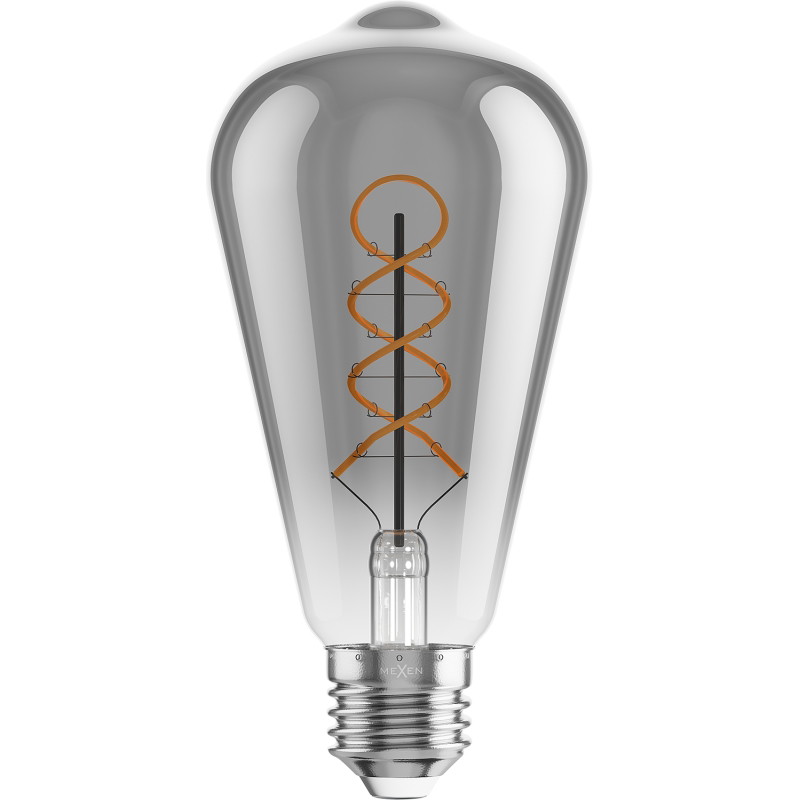 Mexen Vintis LED крушка с нажежаема нишка спирала E27, ST64, 4W, Топла - 2200K, 220 lm,