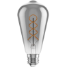 Mexen Vintis LED нажежаема крушка спирала E27, ST64, 6W, Топла - 2200K, 350 lm, пушек
