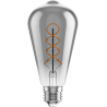 Mexen Vintis Крушка с нажежаема нишка спирала LED E27, ST64, 6W, Топла - 2700K, 510 lm, дим