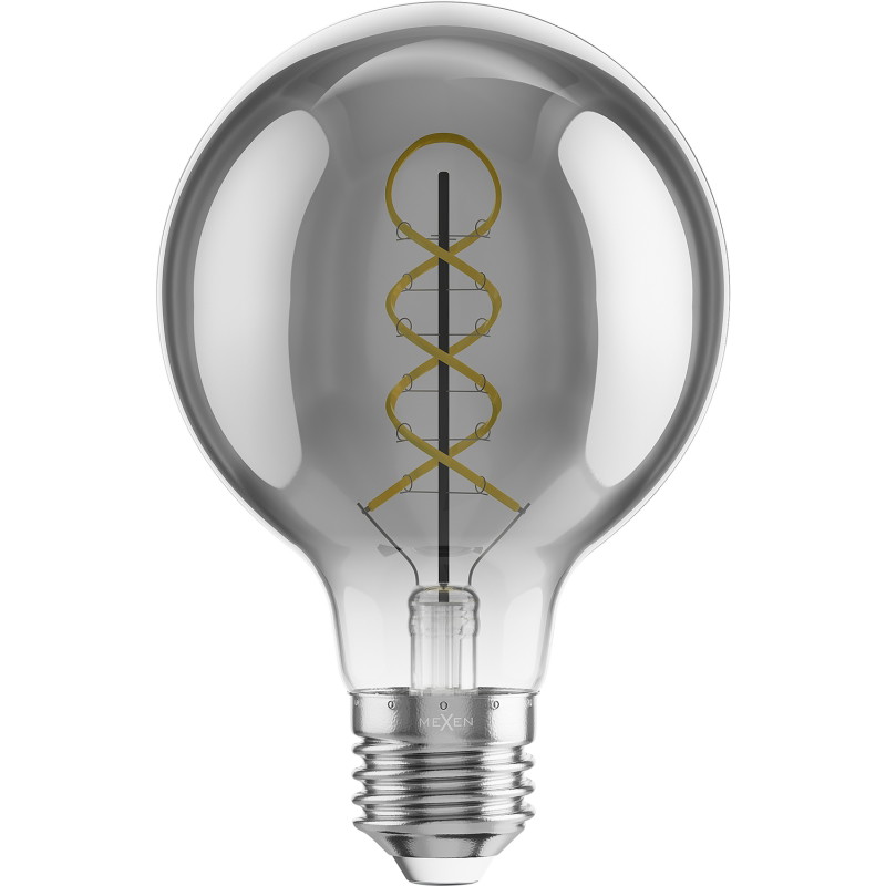 Mexen Vintis Крушка с нажежаема нишка спирала LED E27, G80, 8W, Топла - 2200K, 450 lm,