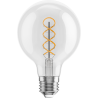 Mexen Vintis LED спирална нишкова крушка E27, G80, 4W, Топла - 2700K, 420 lm, прозрачна