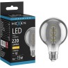 Mexen Vintis LED крушка с нажежаема жичка спирала E27, G80, 4W, Топла - 2700K, 220 lm, дим