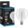 Mexen Vintis LED спираловидна нишка, E27, G95, 6W, Топла - 2700K, 630 lm, прозрачна
