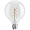 Mexen Vintis LED спираловидна нишка, E27, G95, 6W, Топла - 2700K, 630 lm, прозрачна