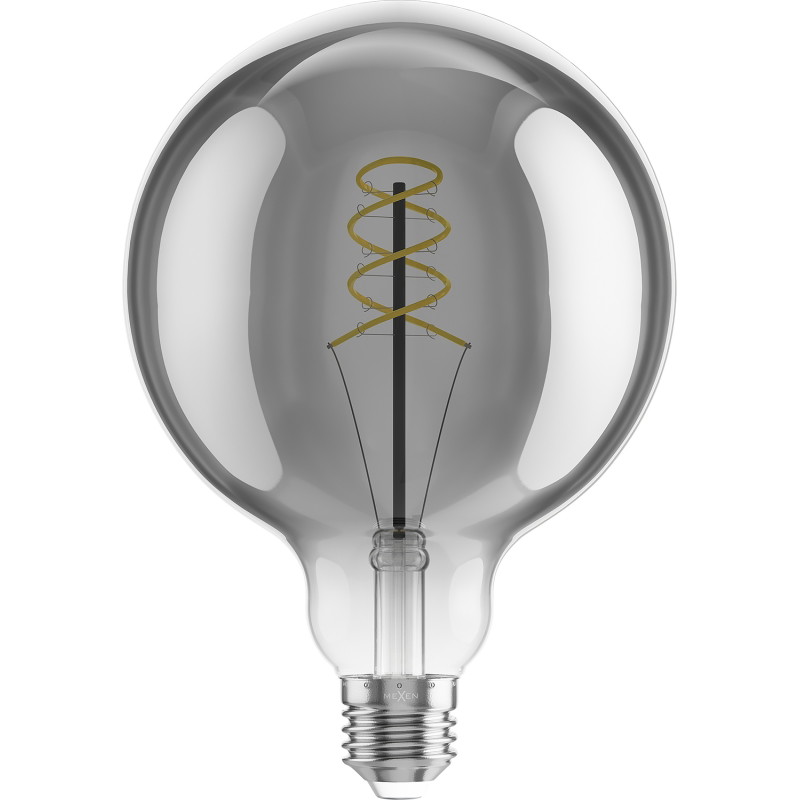 Mexen Vintis Крушка с нажежаема жичка спирала LED E27, G125, 8W, Топла - 2200K, 450 lm,