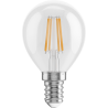 Mexen Vintis LED филаментна крушка E14, G45, 4W, Топло - 2700K, 470 lm, прозрачна