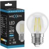 Mexen Vintis LED нажежаема крушка E27, G45, 4W, Студена - 6500K, 470 lm, прозрачна