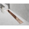 Mexen Flat 360° M01 въртящ се линеен отточник 60 cm, розово злато - 1620060-40