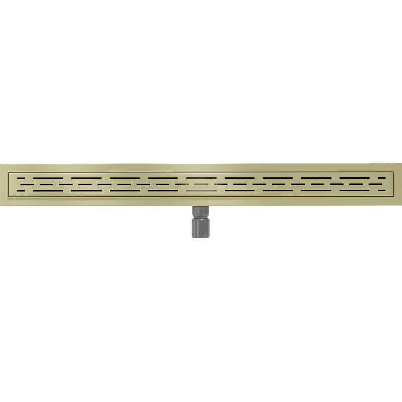 Mexen Flat M01 линеен сифон 100 см, златист матиран - 1A20100-15