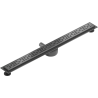 Mexen Flat 360° M01 въртящ се линеен сифон 80 см, четка сив цвят пистолет - 1E20080-40