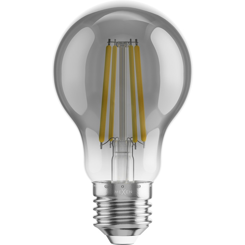Mexen Vintis LED нажежаема крушка E27, A60, 8W, Топла - 2200K, 600 lm, опушена - L150-E27-0822-70