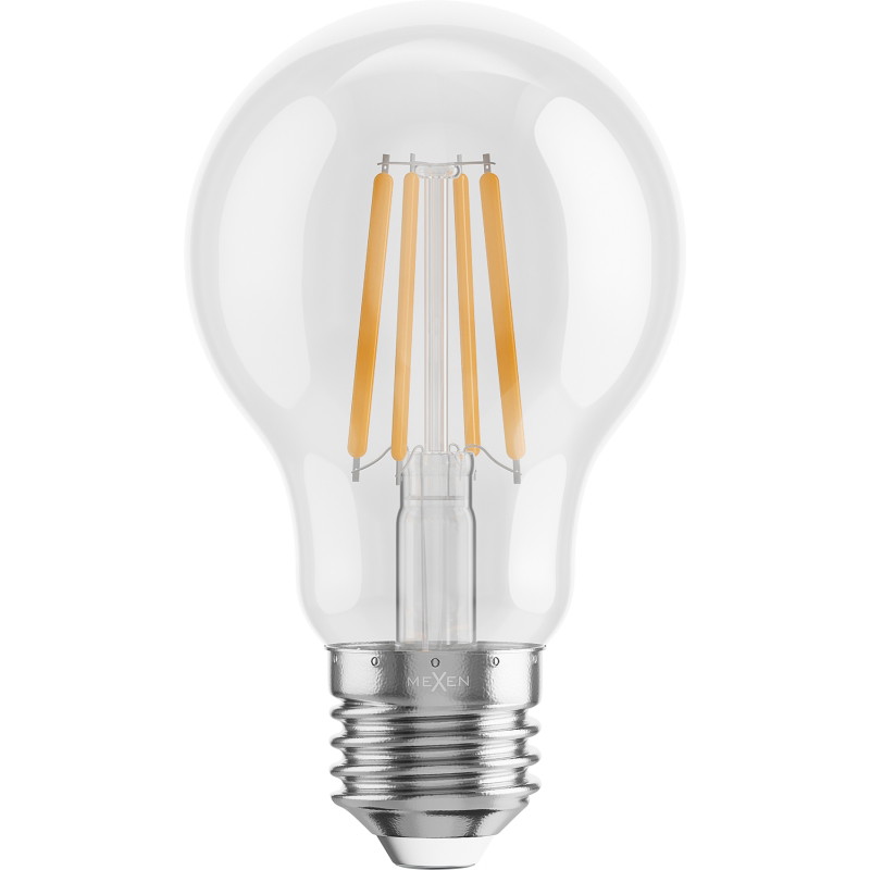 Mexen Vintis LED филамент крушка E27, A60, 4W, Топла - 2700K, 470 lm, прозрачна - L150-E27-0427-00