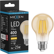 Mexen Vintis LED Е27 крушка с нажежаема жичка, A60, 4W, Топла - 2700K, 400 lm, кехлибарена