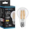 Mexen Vintis LED филамент крушка E27, A60, 12W, Топла светлина - 2700K, 1585 lm, прозрачно