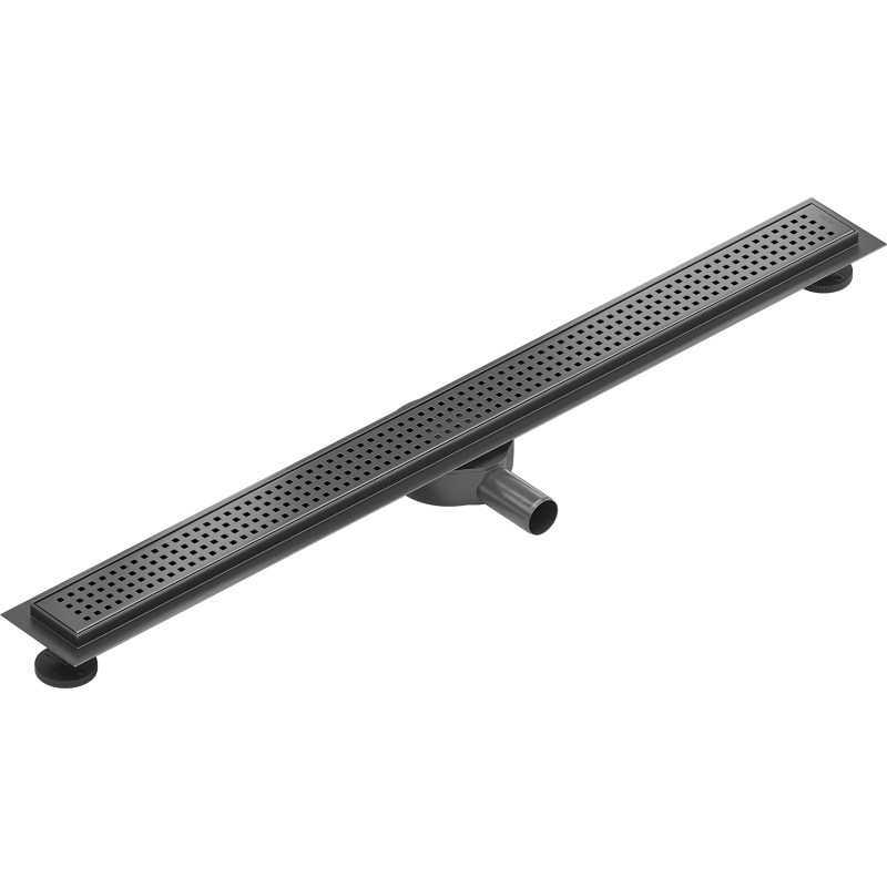 Mexen Flat 360° M08 въртящ се линеен сифон 100 см, четкащо сив пистолет - 1E25100-40