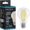 Mexen Vintis LED филаментна крушка E27, A60, 10W, студена - 6500K, 1320 lm, прозрачна
