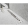 Mexen Flat M09 прикривка за линейно оттичане 90 см, инокс - 1028090