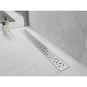 Mexen Flat Маскировка M12 за линеен отвод 100 см, инокс - 1021100