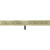 Mexen Flat Линеен подов сифон M12, 90 см, златист четкан - 1A21090-15