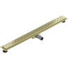 Mexen Flat M12 линеен сифон 100 см, златисто матово покритие - 1A21100-15