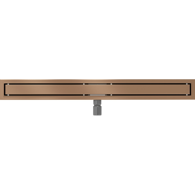 Mexen Flat Линеен сифон M13 2в1 100 см, четкана мед - 1C10100-15