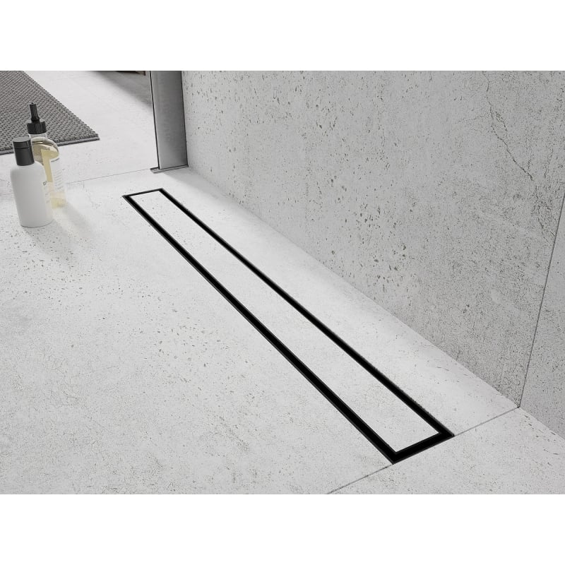 Mexen Flat M13 линейен сифон 2в1 80 см, четкано пистолетно сив - 1E10080-15