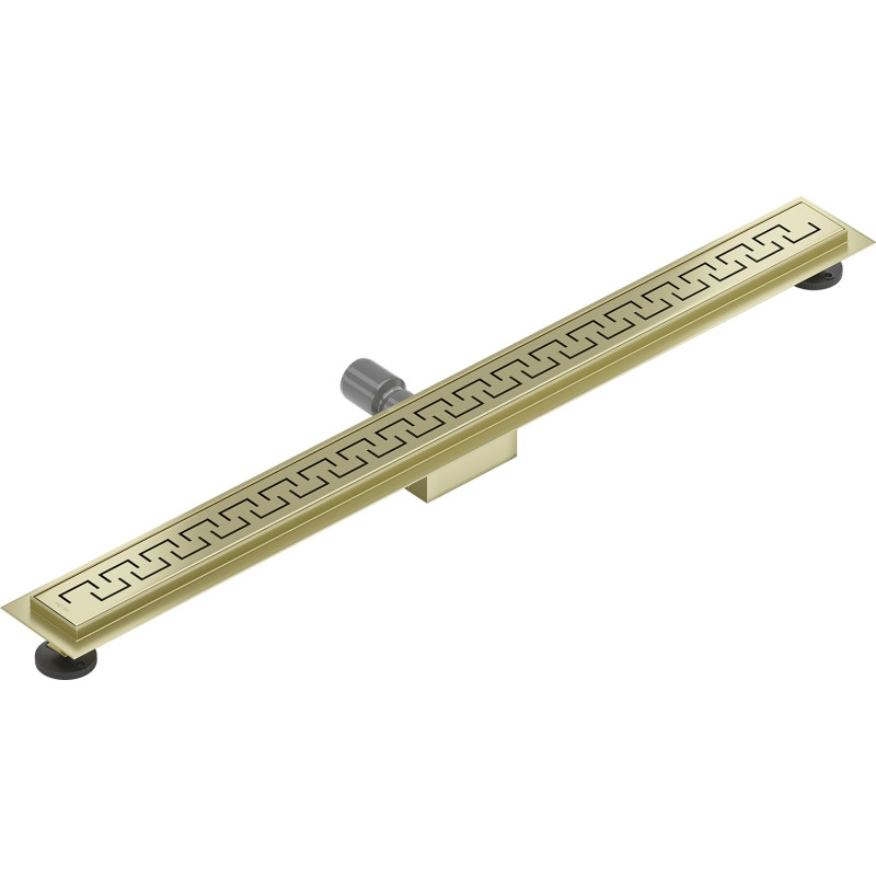 Mexen Flat M15 линеен сифон 90 cm, златисто четкан - 1A24090-15